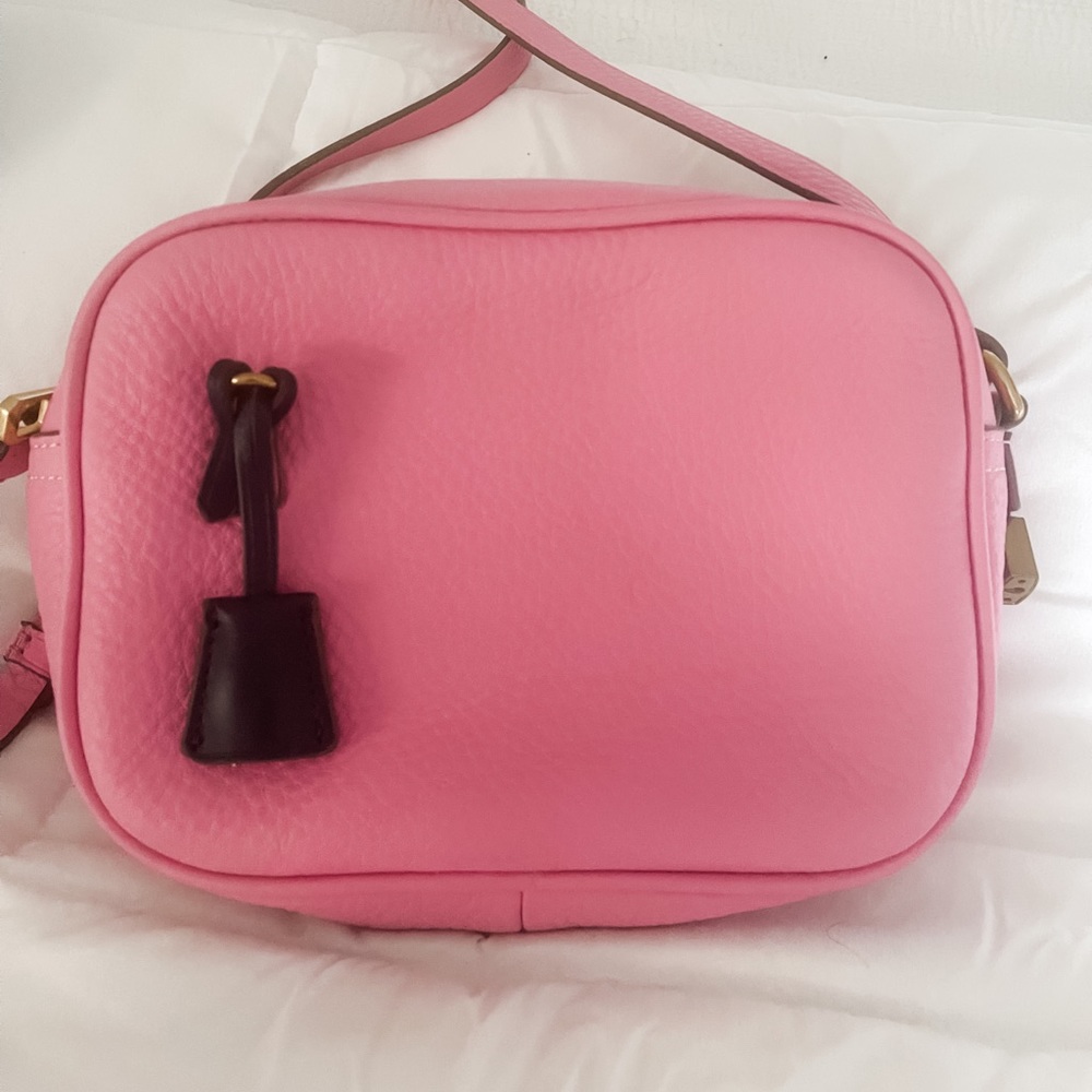 J. Crew Leather Camera Bag NWOT